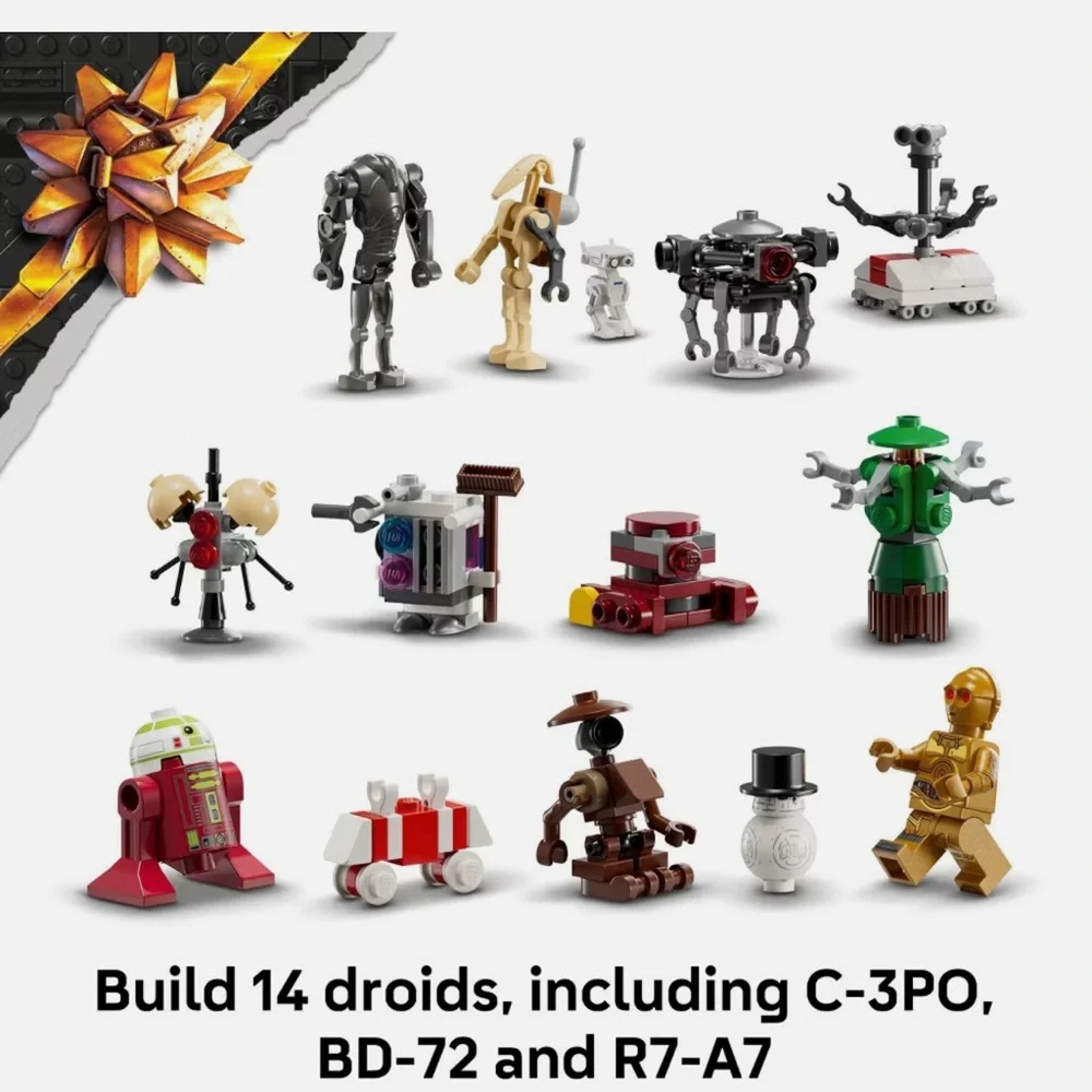 LEGO -  Star Wars Advent Calendar 2025 Kids Toy 75418 Christmas Holiday NEW